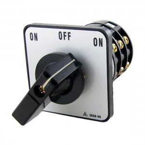 Electric ON-OFF-ON Position Rotary Cam Changeover Switch