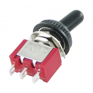 SPDT ON/OFF/ON 3 Position Toggle Switch 2A/250VAC 5A/120V + Waterproof Cover Cap