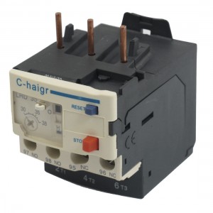 3 Pole AC 30A - 38A Electric Thermal Overload Relay 1 NO 1 NC Atwqn
