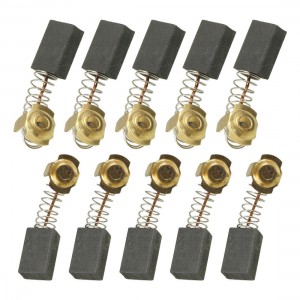 10 x Spring 41/64" x 27/64" x 7/25" Carbon Brushes for Electric Motor