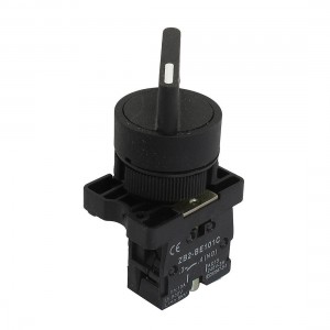 22mm Latching 1 NO Long Handle 2-Position Rotary Selector Switch ZB2-EJ21