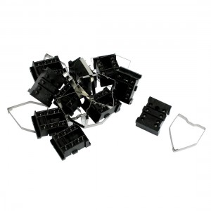 10 Pcs 8 Pin Terminals PCB Mount Relay Socket Base 18FF-2Z-A2