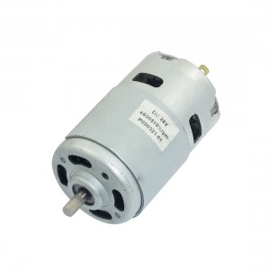 24VDC 4600RPM Rotated Speed Cylinder Shape Motor 2 Pins