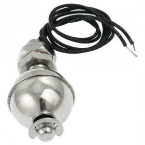 3/8" Thread Water Level Sensor Vertical Stainless Steel Float Switch