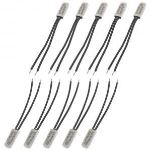 10 Pcs Bimetal Temperature Control Switch Thermostat 85C N C TLRS9700