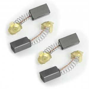 2 Pairs 45/64" x 7/16" x 7/25" Motor Carbon Brushes Replacement