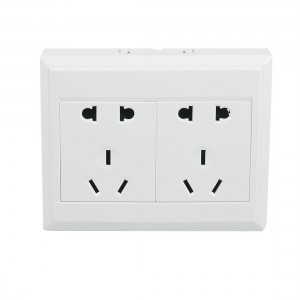Screws Fixed 10-16A AC 110-250V 2 Pin US EU Outlet AU Socket Wall Plate