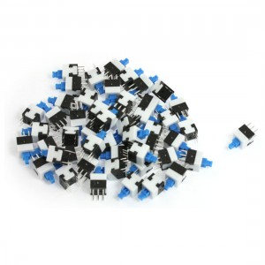 50 Pcs Momentary Action 6 Pins Torch Push Button Switch 8x8mm