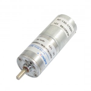17mm Body Dia. Two Terminals Micro Electric Gear Motor 12VDC 10RPM