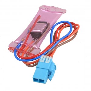 KSD-2011 4 Wires -7C Freezer Defrost Thermostat Switch Fuse AC 250V 10A