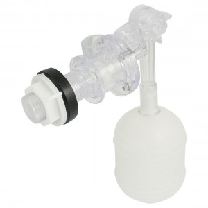 Liquid Water Level Adjustable Angle Float Sensor Switch White Clear