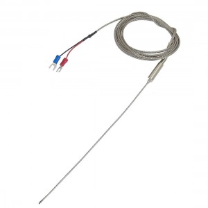 K Type 200mm x 1.5mm Temperature Controller Earth Thermocouple Probe 2M