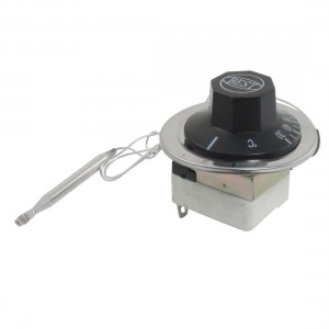 AC 16A 250V 30-110 Celsius 1NO 1NC Capillary Temperature Capillary Thermostat