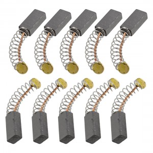 10 Pairs 12.7 x 5.5 x 4mm Motor Carbon Brushes for Electric Drill
