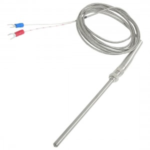 Fork Type 0-400 Degree Celsius Thermocouple Sensors 1.7M 5.6Ft