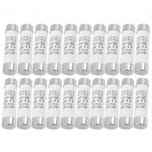 20 Pcs RO15 Series 500V 4A Cylinder Cap Ceramic Fast Blow Fuse Links 10x38mm