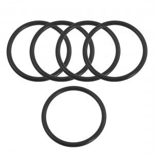 5 Pcs 55mm x 4mm Industrial Flexible Rubber O Ring Seal Gasket Black
