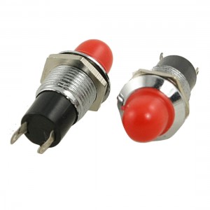 5 Pcs 3/8" Thread Dia. Red Lamp Signal Indicator Pilot Light DC 12V