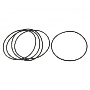 95.3mm x 90mm x 2.65mm Flexible Rubber O Ring Seal Washer Black