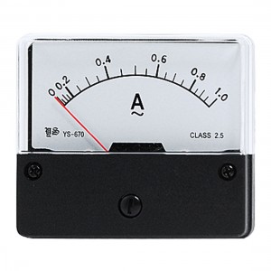 AC 0-1A Current Rectangle Panel Meter Measuring Tool