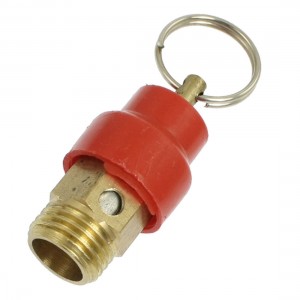 Pneumatic Compressor Fitting 1/2" Male Thread Pressure Relief Valve 10Mpa