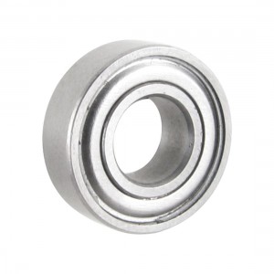 5mm x 11mm x 3.5mm Shielded Deep Groove Radial Ball Bearing Silver Tone