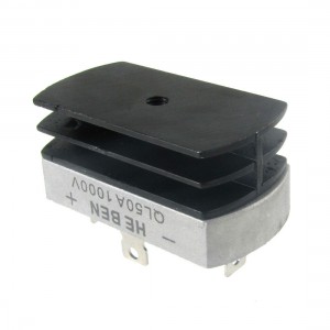 50A 1000V Volt Metal Case Bridge Rectifier with Heatsink QL50A