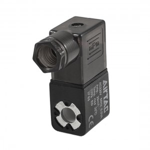 Black Plastic Housing AC 220V 6 0VA Pneumatic Solenoid Valve Coil