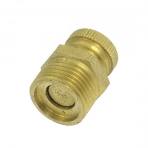 Air Compressor PT 3/8" Male Thread Water Drain Valve Brass Tone
