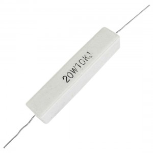 20W 10K ohm Ceramic Cement Power Resistor Axial Lead