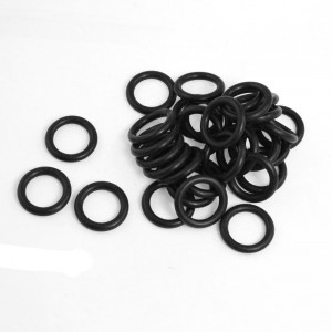50 Pcs 22mm x 3.5mm x 15mm Mechanical Black NBR O Rings Oil Seal Washers