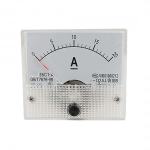 85C1-A DC 0-20A Analog Panel Meter Ammeter Amperemeter