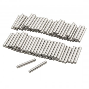 100 Pcs Stainless Steel 2.5mm x 15.8mm Dowel Pins Fasten Elements
