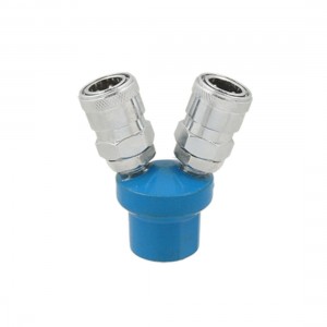 2 Way Pass Quick Connect Coupler Air Hose Coupling Tool