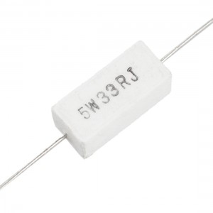 10 x 5% 33 Ohm 5W Watt Ceramic Cement Power Resistor
