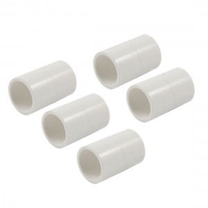 20.2mm Straight Water Pipe Tube Adapter Connectors 5 Pcs