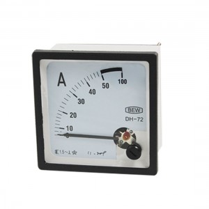 Fine Turning Dial AC 0-50A Analog Ammeter Panel Meter