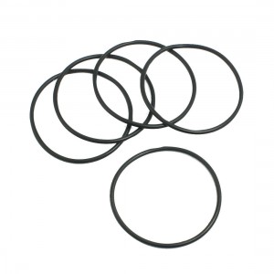 5 Pcs 55mm x 2.4mm Black Silicone O Rings Oil Seals Gaskets