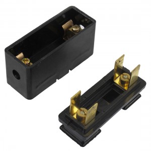 HRC-32 AC 500V 32A 1 Pole Single Phase Fuse Holder Base 12x45mm