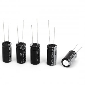 5 x 25V 1000uF 105C Radial Electrolytic Capacitor 10x20mm