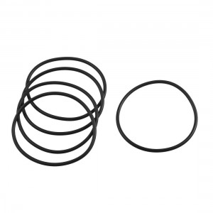 5 Pcs 61mm x 56mm x 2.65mm Industrial Black Rubber O Ring Oil Seal Gaskets
