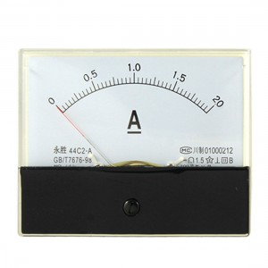 Screw Mount DC 0-2A Current Panel Ampere Meter 44C2