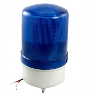 DC 24V Blue LED Signal Industrial Warning Rotating Light with Buzzer Biiwr