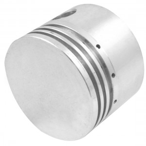 Silver Tone Aluminum Alloy Air Compressor Replacement 65mm Dia Piston