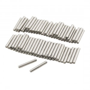 100 Pcs Stainless Steel 2.2mm x 15.8mm Cylinder Dowel Pins Fasten Elements