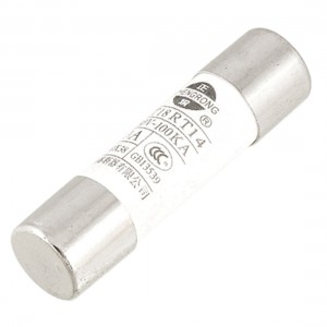 5pcs 10 x 38mm 380V 40A Cylindrical Contact Caps Ceramic Fuses