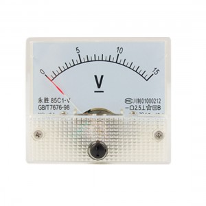 85C1 Rectangle Analog Volt Panel Meter Gauge DC 0-15V