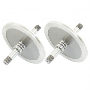 2 Pcs 41mm Roller Diameter CNC Wire Cut Mahcine Stainless Guide Pulley