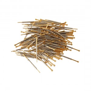 100 Pcs 1.1mm Dia Concave Tip Spring Test Probes Pin