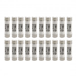 Ceramic Tube Cylindrical Fuse Links R015 500V 6A 10 x 38mm (Bag of 20)